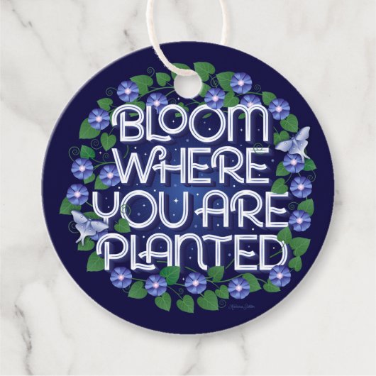 Bloom waar u rond cadeautjes Labels bent geplant (Voorkant)