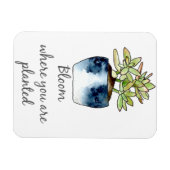 Bloom waar u Succulent Magnet wordt geplant Magneet (Horizontaal)