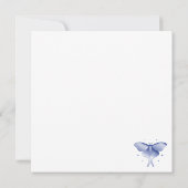 Bloom waar u vlakke Kaart bent (5.25x5.25) (Achterkant)