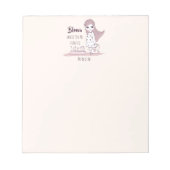 "Bloom Where You Are Planted" Inspiron Saying Notitieblok (Voorkant)