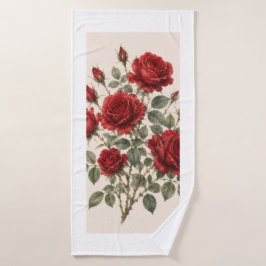 Bloom Where You Are Planted | Vintage Rose Botanic Badhanddoek