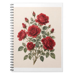 Bloom Where You Are Planted | Vintage Rose Botanic Notitieboek