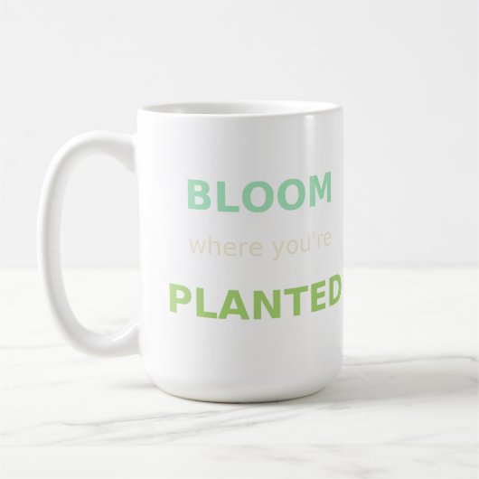 Bloom Where You're Planted Hoodie & Mok – Inspirat (Links)