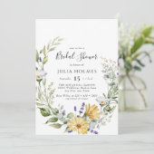 Bloom Wildflower | Bloemweide | VRIJGEZELLENFEEST  Kaart (Staand voorkant)