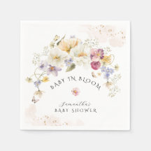 Bloom Wildflower Rustisch Baby shower