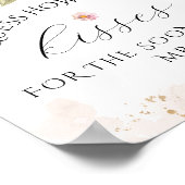 Bloom Wildflower Rustisch Vrijgezellenfeest Game Poster (Hoek)