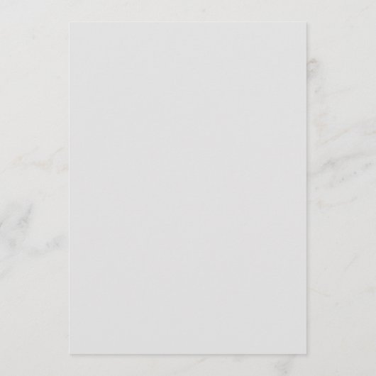 Bloom Wit Bloemen Bruiloft Programmakaart (Achterkant)