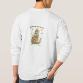 Bloom With Grace Bloem Cat T-Shirt | (Achterkant)