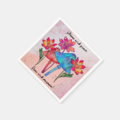 Bloom with Grace Napkins: Geïnspireerd door padden Servet (Hoek)