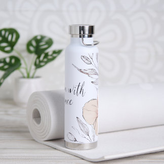 🌸 Bloom with Grace 🌿 Waterfles