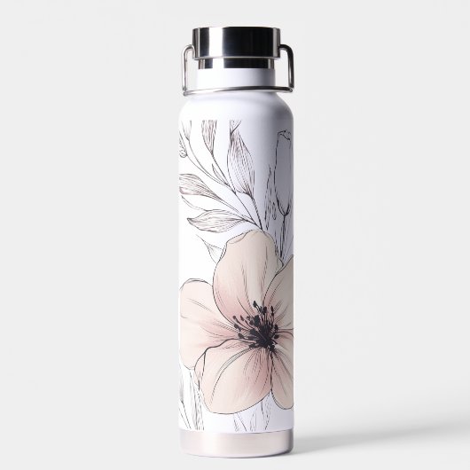 🌸 Bloom with Grace 🌿 Waterfles (Achterkant)