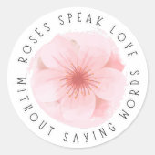 Bloom with Joy – Flower Power Sticker (Voorkant)