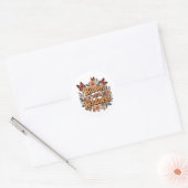Bloom With Kindness Retro Floral Sticker (Envelop)