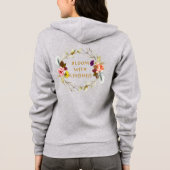 Bloom With Kindness T-Shirt voor Vrouwen & Kindere (Achterkant)