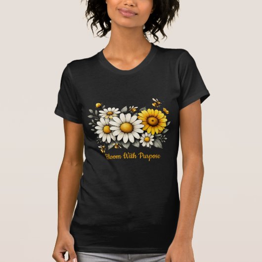 Bloom With Purpose T-shirt (Voorkant)