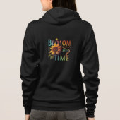 "Bloom with Time" T-Shirt Full-Zip Hoodie (Achterkant)