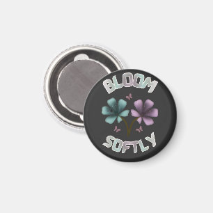 Bloom Zacht Lentebloem Ontwerp Pastelkleurige Cott Magneet