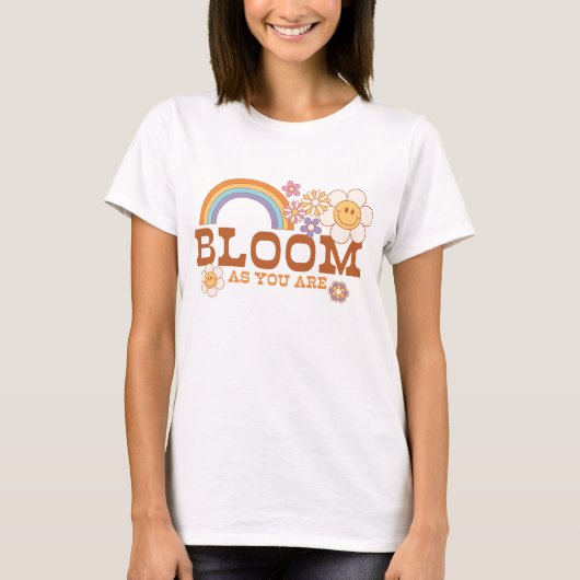 Bloom zoals jij bent t-shirt (Voorkant)