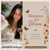 Bloom Zonder Grenzen Grafisch Boho Koffiemok