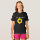 Bloom Zonnebloem T-shirt (Voorkant volledig)