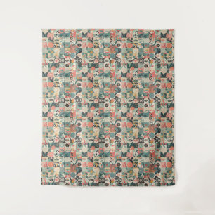 Bloom Zoom & Leaf Loop Wandkleed