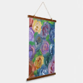 Bloomachtige wandophanging hangend wandkleed (Gebogen)