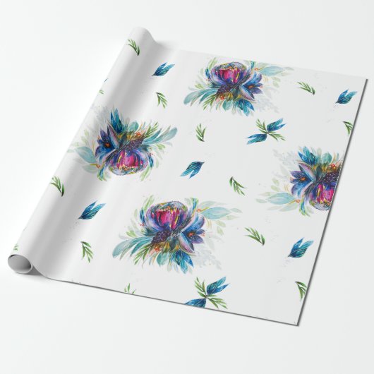 Bloomage Pioen Signature Bloemverpakkings Papier (Uitgerold)