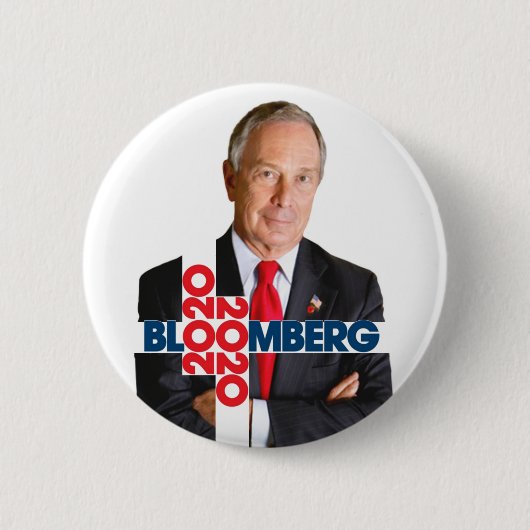 Bloomberg 2020 ronde button 5,7 cm (Voorkant)