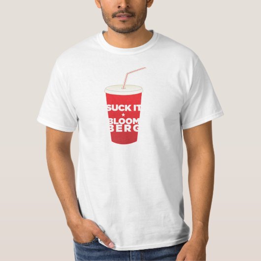 Bloomberg Soda Ban Protest t-shirt (Voorkant)