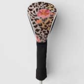 Bloombloem op de huid van dieren golfheadcover (Voorkant)