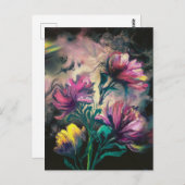 Bloombloemen Briefkaart (Voorkant / Achterkant)