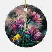 Bloombloemen Keramisch Ornament (Achterkant)