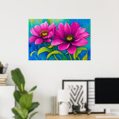 Bloombloemen Poster (Thuiskantoor)