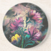 Bloombloemen Zandsteen Onderzetter (Voorkant)