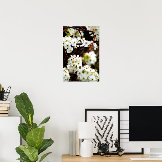 Bloombomen in de lente poster (Thuiskantoor)