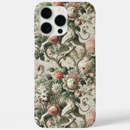 Bloombound Sentinel – Gotisch bloemontwerp Case-Mate iPhone Case (Achterkant)