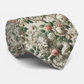 Bloombound Sentinel – Gotisch Victoriaans Stropdas (Opgerold)