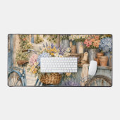 Bloomcore Bloemenmarkt Fiets Bureaumat (Keyboard & Muis)