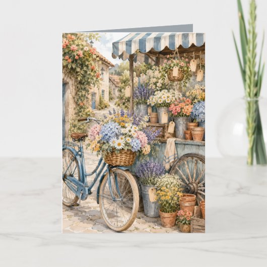 Bloomcore Bloemenmarkt Fiets Kaart (Voorkant)