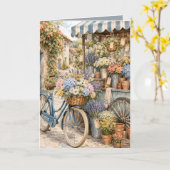 Bloomcore Bloemenmarkt Fiets Kaart (Gele Bloem)