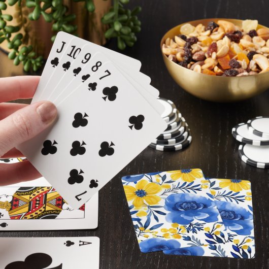 BloomDeck: Blue & Gold Edition Pokerkaarten (Insitu)