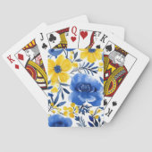 BloomDeck: Blue & Gold Edition Pokerkaarten (Achterkant)