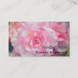 Bloomdeville Elegant Floral 3,5 x 2,0 inch Visitekaartje