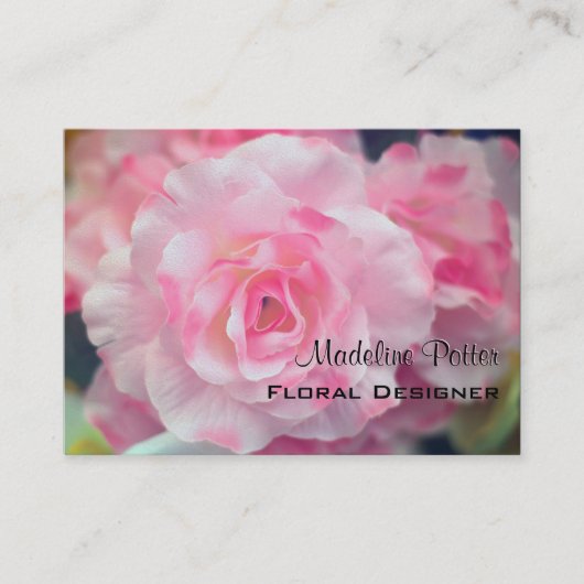 Bloomdeville Elegant Floral Professional Visitekaartje (Voorkant)