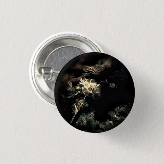 Bloomed Ronde Button 3,2 Cm (Voorkant /achterkant)