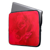 Bloomed Roos-bleek rood Laptop Sleeve (Voorkant Links)