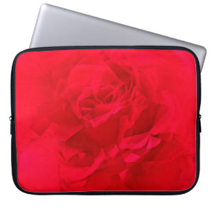 Bloomed Roos-bleek rood Laptop Sleeve