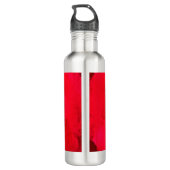 Bloomed Roos-bleek rood Waterfles (Achterkant)