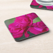 Bloomed Roze Rose Bier Onderzetter (Linkerzijde)