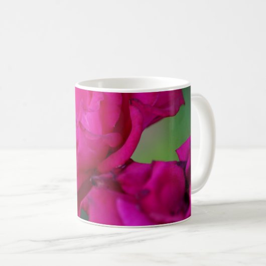 Bloomed roze roze koffie Mok (Voorkant rechts)